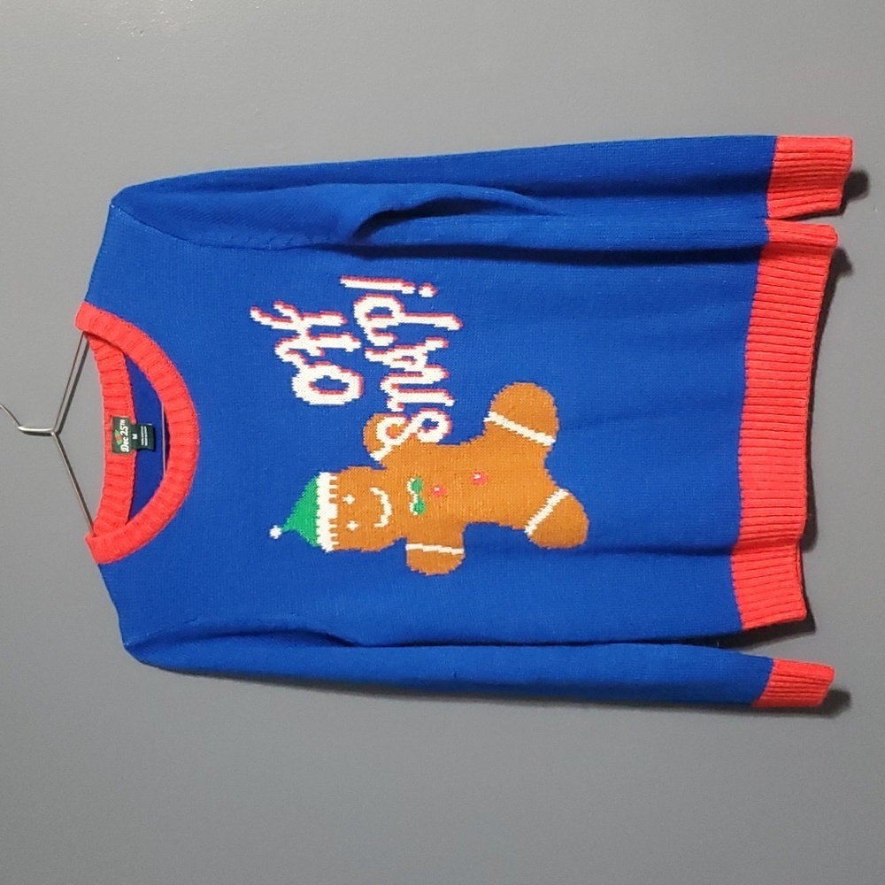Dec 25th Christmas Sweater Womens Size M Gingerbread Oh Snap